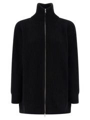 Women's Black Wool Short Dress