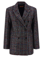 Women's Multicolor Viscose Blazer Clothing
