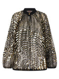 Women's Black Polyamide Blouse