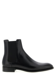 Men's Black Calfskin Chelsea Boots