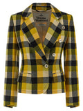Women's Bicolor Virgin Wool Blazer Clothing