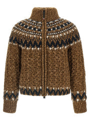 Men's Brown Wool Full-Length Jacket Clothing