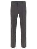 Men's Gray Wool Dress Pants