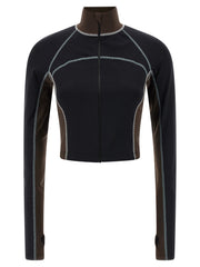 Women's Black Polyamide Top