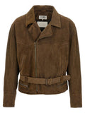 Men's Brown Calfskin Leather Jacket Clothing