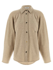 Women's Beige Cashmere Blouse