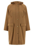 Women's Beige Polyamide Parka Clothing