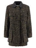 Women's Multicolor Virgin Wool Shell Jacket Clothing