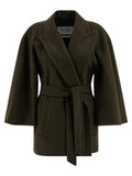 Women's Bicolor Wool Coat Clothing