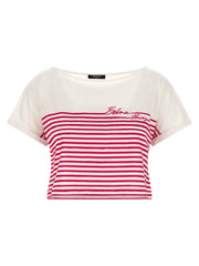 Women's Fuchsia Cotton T-Shirt
