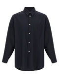 Men's Blue Virgin Wool Blouse