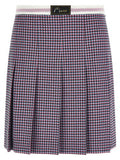 Women's Purple Viscose Long Skirt