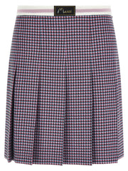 Women's Purple Viscose Long Skirt