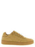 Men's Beige Calfskin Sneakers