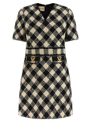 Women's Bicolor Cotton Short Dress