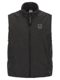 Men's Black Polyamide Sleeveless Jacket Clothing