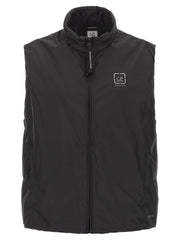 Men's Black Polyamide Sleeveless Jacket Clothing