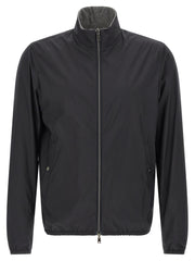 Men's Multicolor Polyester Bomber Clothing