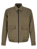 Men's Bicolor Linen Full-Length Jacket Clothing