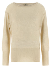 Women's Beige Viscose Cardigan Clothing