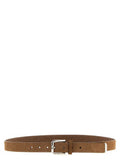 Men's Brown Bull Skin Regular Belt