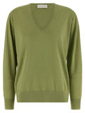 Women's Bicolor Merino Wool Cardigan Clothing