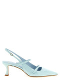 Women's Tita Slingback Heel Blue Cow Leather