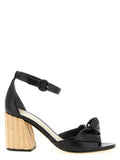 Women's Clarita Sandal Black Cow Leather Heels