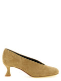 Women's Duck Pump Beige Calfskin Leather
