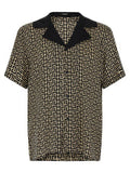 Men's Bicolor Viscose Blouse