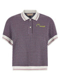 Women's Multicolor Viscose Polo Shirt