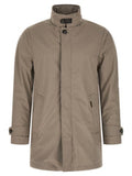 Men's Gray Polyester Shell Jacket Clothing
