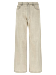 Men's Gray Cotton Jeans Denim Clothing
