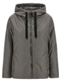 Women's Gray Polyester Jacket Clothing