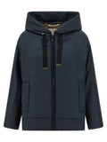 Women's Blue Polyester Shell Jacket Clothing