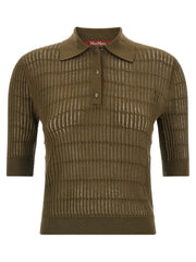 Women's Bicolor Silk Polo Shirt