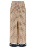 Women's Blue Silk Pants
