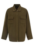 Women's Bicolor Virgin Wool Coat Clothing