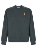 Men's Blue Organic Cotton Sweatshirt Clothing