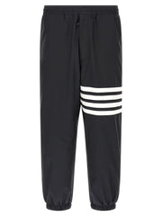 Men's Blue Polyamide Joggers (workout Pants)