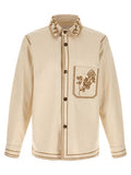 Men's Beige Denim Shirt