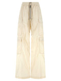 Women's Beige Nylon Cargo Pants