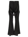 Men's Black Copper Flared Pants