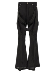 Men's Black Copper Flared Pants