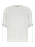 Women's White Polyamide T-Shirt