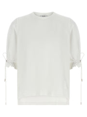 Women's White Polyamide T-Shirt
