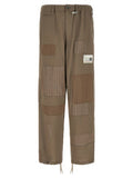 Men's Beige Wool Casual Pants