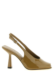 Women's Val Heel Beige Polyurethane