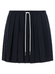 Women's Blue Wool Long Skirt