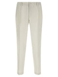 Men's Beige Virgin Wool Dress Pants